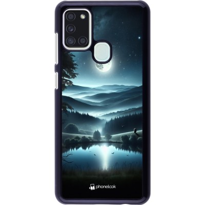 Samsung Galaxy A21s Case Hülle - Ansicht des Nachthimmels