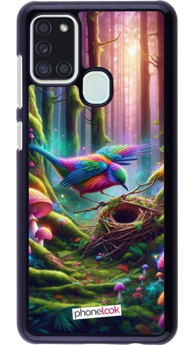 Samsung Galaxy A21s Case Hülle - Vogel Nest Wald