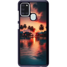 Samsung Galaxy A21s Case Hülle - Paradies Malediven