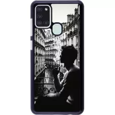 Samsung Galaxy A21s Case Hülle - Parisian Smoker