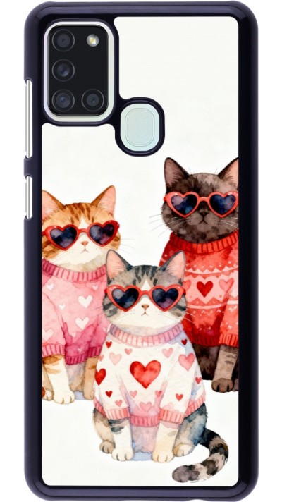 Coque Samsung Galaxy A21s - Saint Valentines Day 26 Cat Love