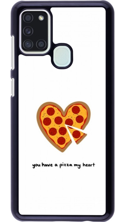 Coque Samsung Galaxy A21s - Saint Valentines Day 26 You have my pizza heart