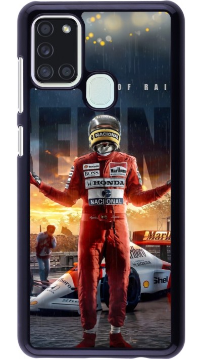 Samsung Galaxy A21s Case Hülle - Senna The King of Rain