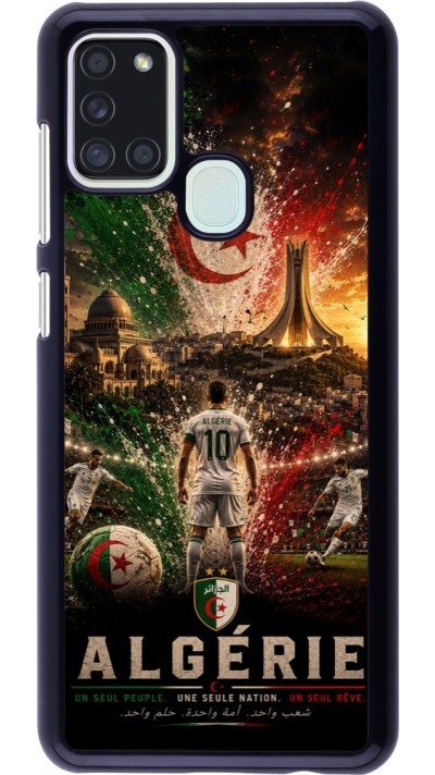 Samsung Galaxy A21s Case Hülle - Fussball Algerien splash 2026