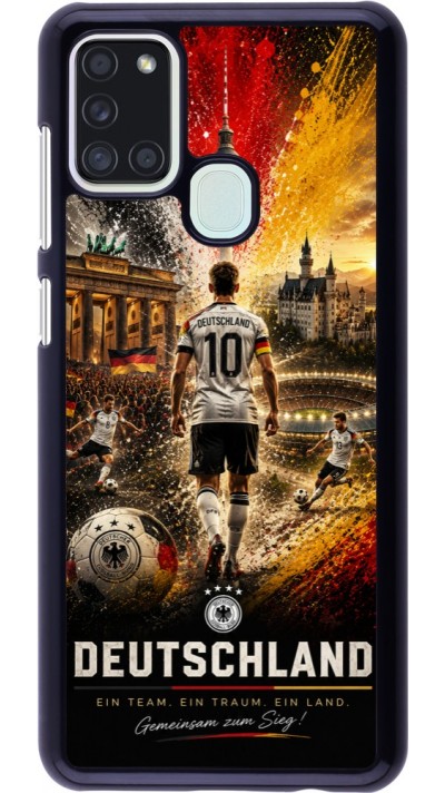 Samsung Galaxy A21s Case Hülle - Fussball Deutschland splash 2026
