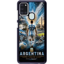 Samsung Galaxy A21s Case Hülle - Fussball Argentinien splash 2026