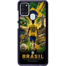 Coque Samsung Galaxy A21s - Football Brésil splash 2026