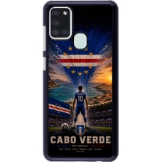 Samsung Galaxy A21s Case Hülle - Fussball Kap Verde splash 2026