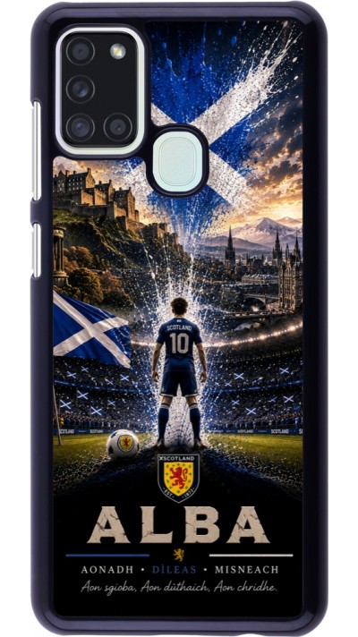Samsung Galaxy A21s Case Hülle - Fussball Schottland splash 2026