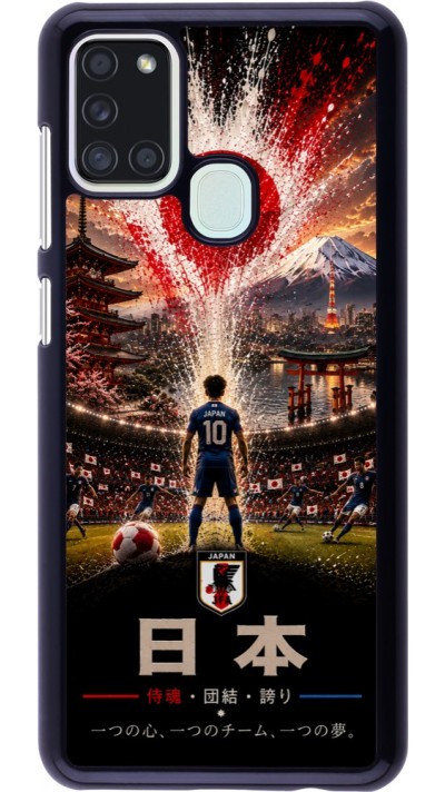 Samsung Galaxy A21s Case Hülle - Fussball Japan splash 2026