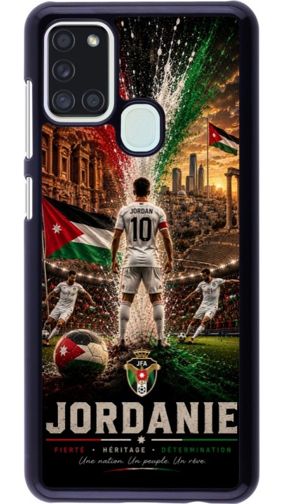 Samsung Galaxy A21s Case Hülle - Fussball Jordanien splash 2026