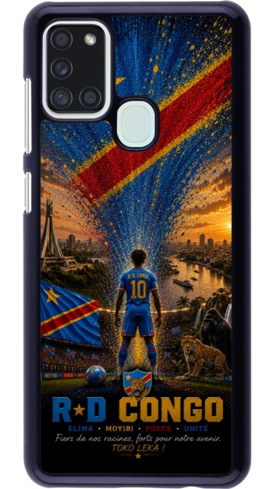 Samsung Galaxy A21s Case Hülle - Fussball Demokratische Republik Kongo splash 2026