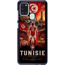 Samsung Galaxy A21s Case Hülle - Fussball Tunesien splash 2026