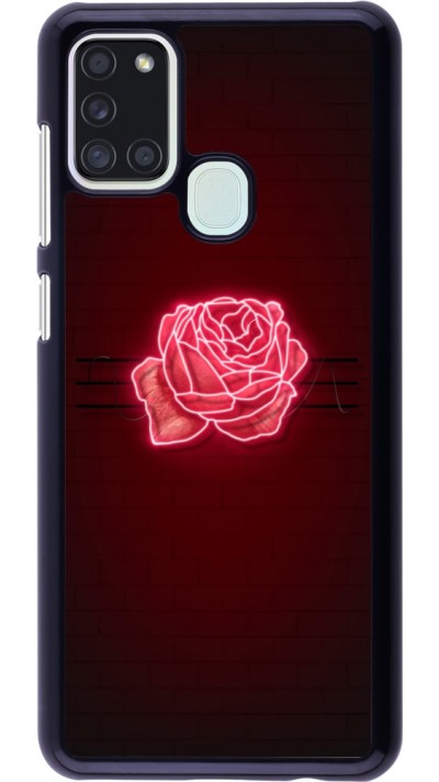 Samsung Galaxy A21s Case Hülle - Spring 23 neon rose