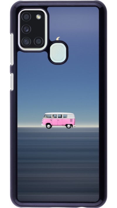 Samsung Galaxy A21s Case Hülle - Spring 23 pink bus