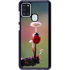 Samsung Galaxy A21s Case Hülle - Ladybird on a mushroom Spring 2026