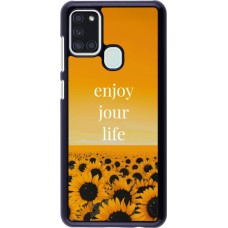 Samsung Galaxy A21s Case Hülle - Summer 2025 Enjoy your life