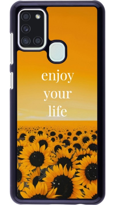 Samsung Galaxy A21s Case Hülle - Summer 2026 Enjoy your life