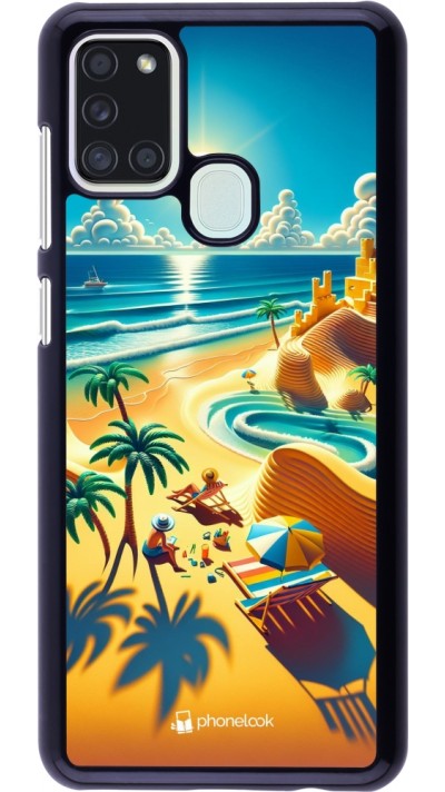 Samsung Galaxy A21s Case Hülle - Sonnenuntergang Brise