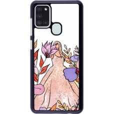 Samsung Galaxy A21s Case Hülle - Taylor Swift Sketch - White