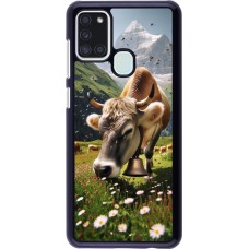 Samsung Galaxy A21s Case Hülle - Kuh Berg Wallis