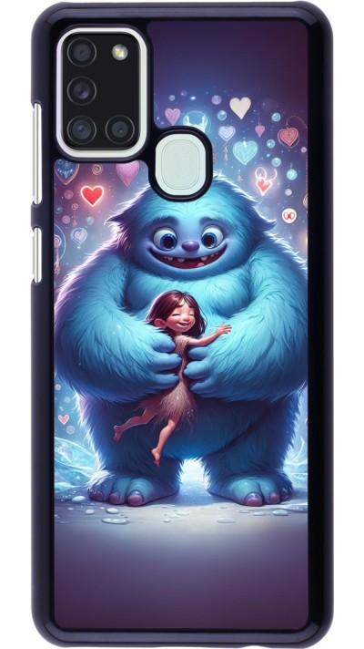 Samsung Galaxy A21s Case Hülle - Valentin 2024 Flauschige Liebe