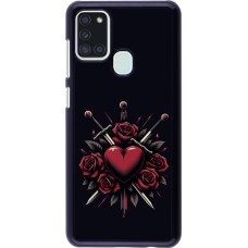 Samsung Galaxy A21s Case Hülle - Valentine 2024 gothic love