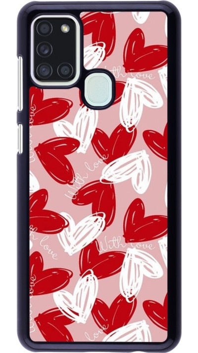 Samsung Galaxy A21s Case Hülle - Valentine 2024 with love heart