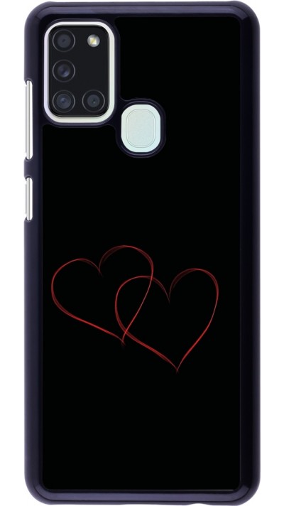 Samsung Galaxy A21s Case Hülle - Valentine 2023 attached heart