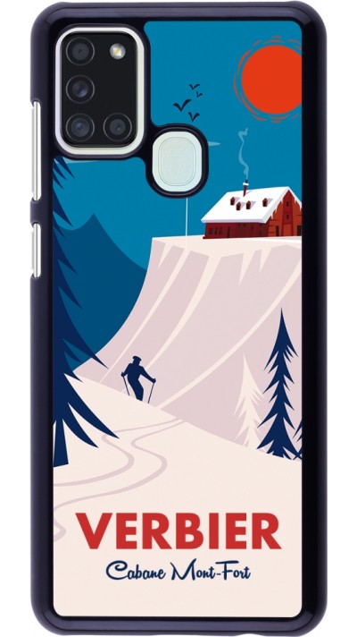 Samsung Galaxy A21s Case Hülle - Verbier Cabane Mont-Fort