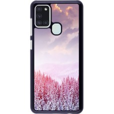 Samsung Galaxy A21s Case Hülle - Winter 22 Pink Forest