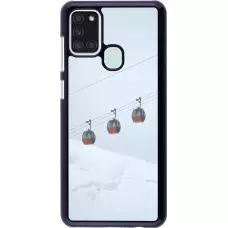Samsung Galaxy A21s Case Hülle - Winter 22 ski lift