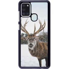 Samsung Galaxy A21s Case Hülle - Winter 25 Winter reindeer