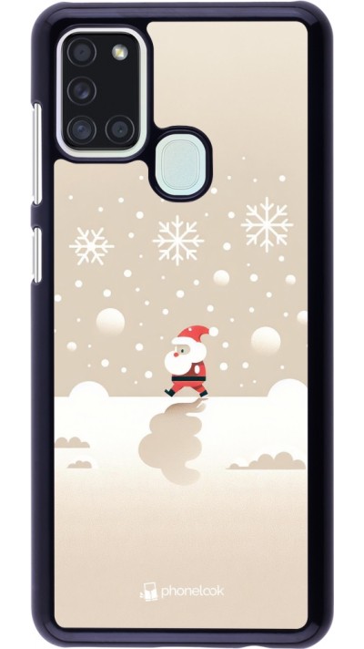 Samsung Galaxy A21s Case Hülle - Weihnachten 2023 Minimalistischer Weihnachtsmann