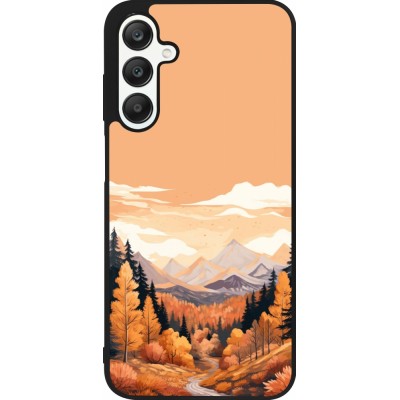 Samsung Galaxy A25 Case Hülle - Silikon schwarz Autumn 25 Mountains