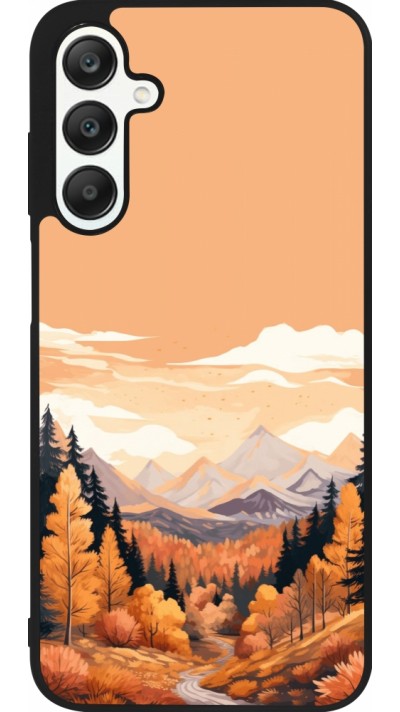 Samsung Galaxy A25 Case Hülle - Silikon schwarz Autumn 25 Mountains