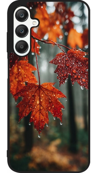 Samsung Galaxy A25 Case Hülle - Silikon schwarz Autumn 25 Rain