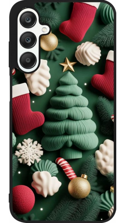 Samsung Galaxy A25 Case Hülle - Silikon schwarz Christmas 25 Christmas textiles