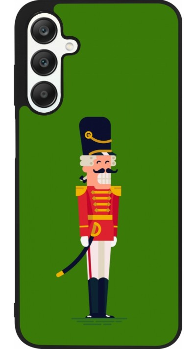 Samsung Galaxy A25 Case Hülle - Silikon schwarz Christmas 25 Nutcracker Green