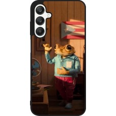 Samsung Galaxy A25 Case Hülle - Silikon schwarz Dancing frog DTMF
