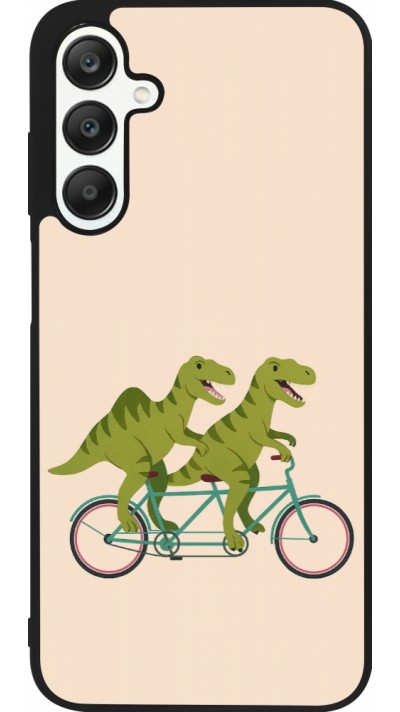 Samsung Galaxy A25 Case Hülle - Silikon schwarz Dinosaurs on bikes 2026