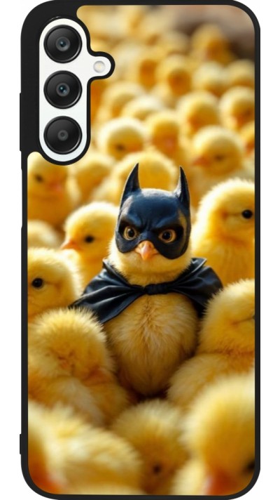 Samsung Galaxy A25 Case Hülle - Silikon schwarz Easter 2026 Chicken Batman