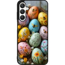 Samsung Galaxy A25 Case Hülle - Silikon schwarz Easter 2026 Eggs with bees