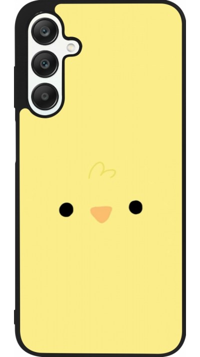 Samsung Galaxy A25 Case Hülle - Silikon schwarz Easter 2026 Little chicken
