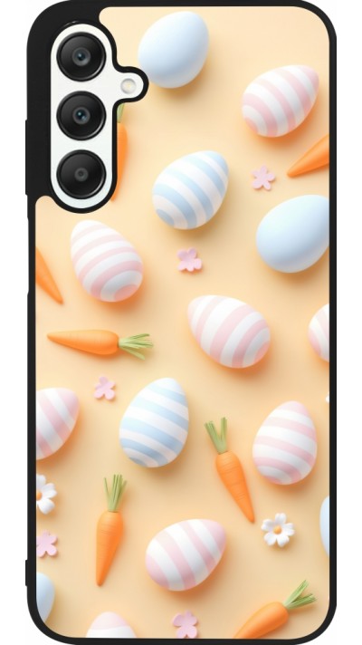 Samsung Galaxy A25 Case Hülle - Silikon schwarz Easter 2026 Pattern Easter