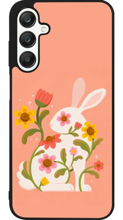 Samsung Galaxy A25 Case Hülle - Silikon schwarz Easter 2026 Rabbit collage