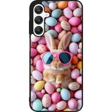 Samsung Galaxy A25 Case Hülle - Silikon schwarz Easter 2026 Rabbit fun
