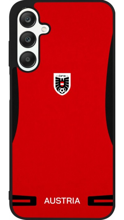 Samsung Galaxy A25 Case Hülle - Silikon schwarz O?sterreich 2026 personalisierbares Fussballtrikot