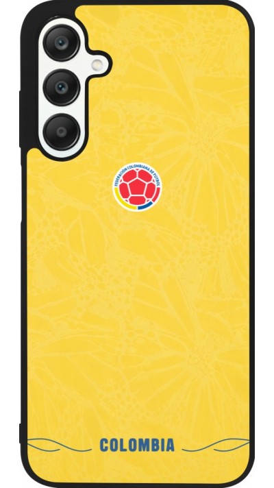 Samsung Galaxy A25 Case Hülle - Silikon schwarz Kolumbien 2026 personalisierbares Fussballtrikot