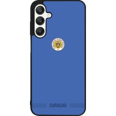 Samsung Galaxy A25 Case Hülle - Silikon schwarz Curaçao 2026 personalisierbares Fussballtrikot